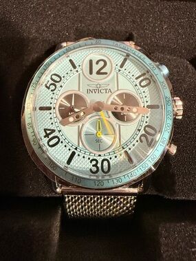 Tiffany Blue Invicta Speedway Racing Men's Watch - 44mm, Steel- Chronograph,